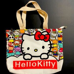 Brand New Hello Kitty Colourful Canvas Tote